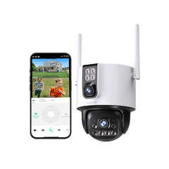 Botslab Dual-Lens PTZ Außen-Sicherheitskamera W315