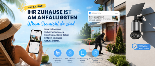 Sommerurlaub, Solarstrom, Sicherheit – So sparen Sie Energie und schützen Ihr Zuhause