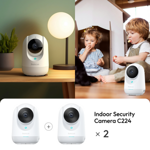 Botslab AI 4K Smart Tracking Indoor Security Camera C224×2