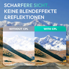 CPL Polarizing Filter: Only suitable for the G980H / G980H Pro dashcam