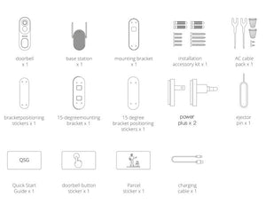 Doorbell R811 + 4 AI Cameras Homebase System W510 ($499 Home Security Bundle)