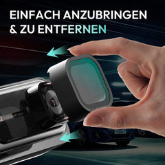 Drehverstellung des Botslab CPL-Polarisationsfilters zur optimalen Ausrichtung gegen Streulicht und Reflexionen