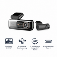 Botslab 4K Dual Dashcam G980H Pro – Vorne 4K + Hinten 3K Autokamera mit GPS & WiFi